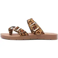 Derimod Pantoletter beige / brun / guld / sort