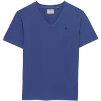Superdry Classic Cotton Linen Vee Kortærmet V-hals T-shirt