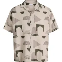 Jack & Jones Abstract Print Kortærmet Skjorte