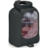 Osprey - Opbevaringsposer - Dry Sack w/Window Black til UnisexNylon - Størrelse 3 L - Sort