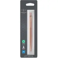 Parker Jotter XL monokrom pink guld PGT-kuglepen, M blå, boblepakke med 1