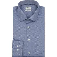 Olymp Forretningsskjorte navy / hvid