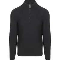 Profuomo Trøje Half Zip Struktur Navy Blå Mørkeblå måle