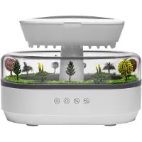 Melitt Aroma Humidifier Raindrop Air Humidifier Light White Noise Essential Oil Diffuser Ultrasonic Fragrance Diffuser EU Plug