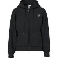 Pieces Sweatjakke 'PCCHILLI' champagne / sort