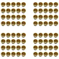 Torribaly 80 Pcs Metal Candle Insert for Taper Candles Decorative Candle Holder DIY Candle Holder Set for Tree Candles Table