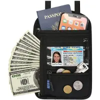 INF Paspung Multifunktionel RFID-beskyttelse Black