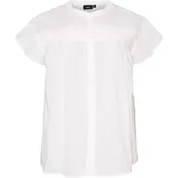 Zizzi Bluse 'CALINE' hvid