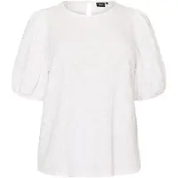 Zizzi Bluse 'CAMINA' hvid
