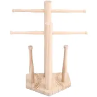 Semoic Necklace Display,Wooden Holder Stand for Jewelry - Desktop Jewelry Organizer,for Ring Necklace Earring Bracelet Bedroom