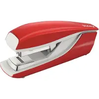 Leitz NeXXt - Hæftemaskine - 40 ark / 4 mm - 24/6, 26/6, 24/8 - plastik, metal - rød
