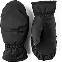Hestra Primaloft Leather, skiluffer, dame, sort