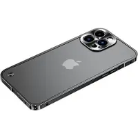 Mtp Products iPhone 13 Pro Metal Bumper med Plastik Bagsiden - Sort