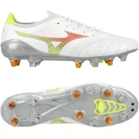 Mizuno Morelia Neo V Beta Made In Japan Sg Prism - Hvid/orange/gul - Soft Ground (Sg), størrelse 42