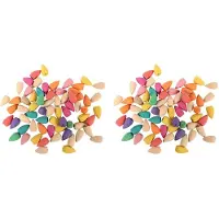 Semoic 200Pcs Reflux Incense Cones Aromatherapy Lavender Rose Jasmine