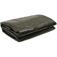 vidaXL poolovertræk 250 cm PE sort