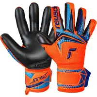 Reusch Målmandshandske Attrakt Infinity Evolution NC World Cup Line - Orange/Blå, størrelse 10