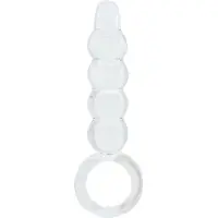 Glassy Clear Bubble Plug