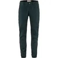 Fjällräven - Vandretøj - Vardag Trousers M Dark Navy til Unisex - Størrelse XS/S - Flåde