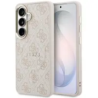 GUESS Samsung Galaxy S26+ 4G Gold Frame Cover - MagSafe-kompatibelt - lyserødt