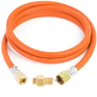 Meva Connection reduction to tourist gas cylinder G 3/8" L - 7/16" hose 1.5m