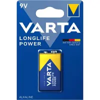 Varta Longlife Power batteri - 9V, 1 pk.