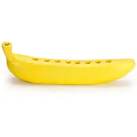 Jojomino Banana Shaped Candlestick Tabletop Candlestick Ornament Banana Candlestick Hanukkah Candlestick Holiday Decoration