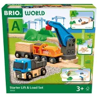 BRIO World Train Set Starter Lift & Load Set, Blandet, 3 År, Flerfarvet