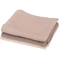 Sebra Stofbleer - 3-Pak - Moonlight Beige - - OneSize - Stofble