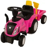 BabyTrold Tractor Ride-On - Pink