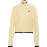 Adidas Originals Cable Knit Firebird Sweatshirt Med Lynlås