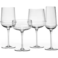 Serax Dune hvidvinsglas 30 cl 4-pak Clear