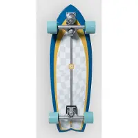 Long Island Longboards Checker 30"x9.75"x19" Surfskate mønster