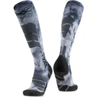 X-socks - Skistrømper - Ski Expert Wild OTC Tiedye Black/White til UnisexUld - Størrelse 35-38 - Sort