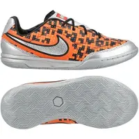Nike Tiempo Streetgato IC X LEGO - Sølv/Orange/Sort Børn - Indendørs (IC), størrelse 33