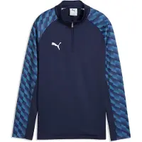 Puma Træningstrøje teamLIGA26 1/4 Lynlås - Navy/Hvid Børn, størrelse 128 cm