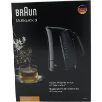 Braun Multiquick 3 WK 300 - Kedel - 1.6 liter - 2200 kW - sort