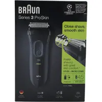 Braun Series 3 3000s - folieskraber - 2 SensoFoil - sort - LED - strøm - AC/batteri (3000s)