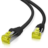 Helos patchkabel Cat.6a GHMT AWG 26/7 sort 15,0 m