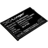 123accu Batteri til SmartPhone, Mobil til OPPO Reno 4 5G, PDPM00, PDPT00 og andre.
