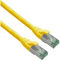 Helos patchcord Cat 6a Superflex S/FTP Cat 7 raw kabel gul 20m AWG26/7 GHMT