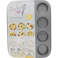 Birkmann Bakers Best, til 12 stykker, højde 3 cm, muffinsform