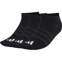 Adidas Sportssokker 'THIN&LIGHT NO SHOW SOCKS 3 PAIR' antracit / sort / hvid