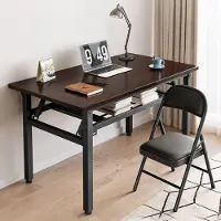 24hShop Foldbart skrivebord 100x60cm / computerbord / arbejdsbord / kontorbord / laptopbord
