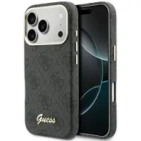 GUESS 4G Script MagSafe-etui til iPhone 17 Pro - sort