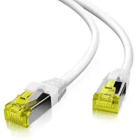 Helos patchkabel Cat 6a S/FTP RJ45 hvid 15m AWG26/7 LSZH GHMT