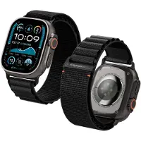 Spigen WBF1, Band, SmartWatch, Sort, Apple, Apple Watch Ultra 3 (49mm) Apple Watch Ultra 2 (49mm) Apple Watch Ultra (49mm), Stof