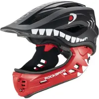 RockBros Børnecykelhjelm TT-32006 Shark med aftagelig hage, str. S (48-52)
