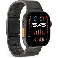 Puro TITAN urrem i rustfrit stål Apple 42/44/45/49mm - Sort