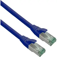 Helos patchkabel Cat 6a Superflex S/FTP Cat 7 raw kabel blå 15m AWG26/7 GHMT